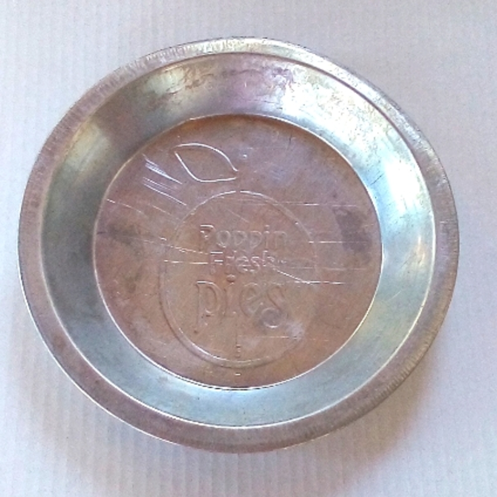 Vintage Poppin Fresh Pie pan aluminum